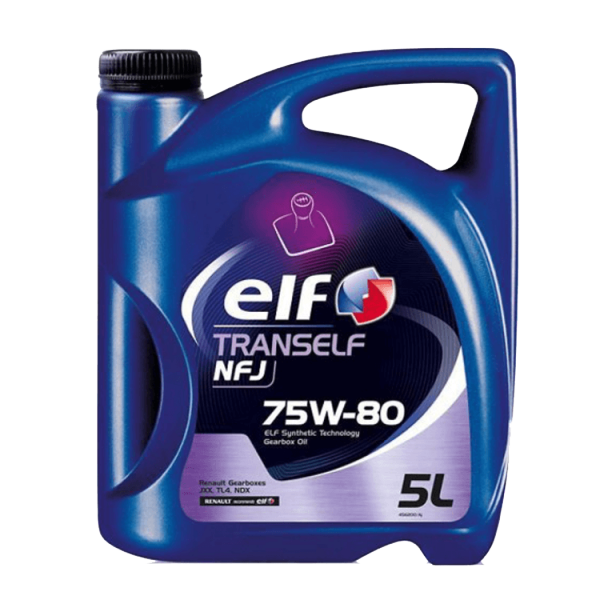 ELF TRANSELF NFJ 75W80 (5L) масло трансмиссионное API GL-4+